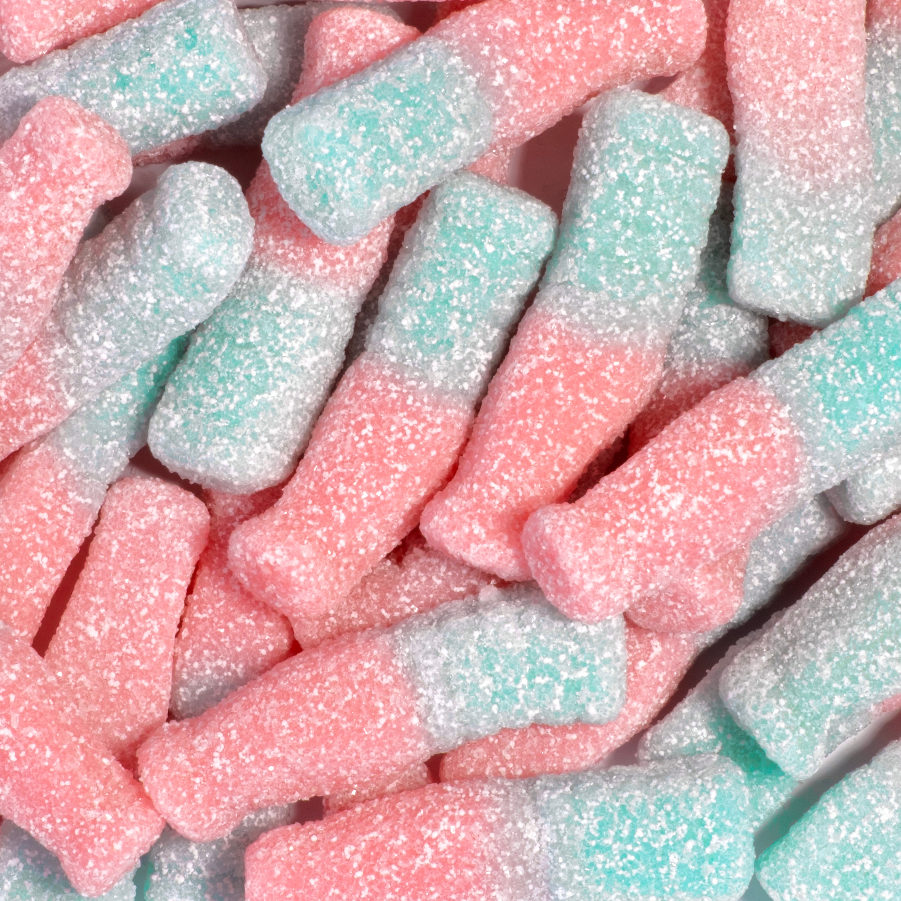 Fizzy Bubble Gum Bottles - 200g