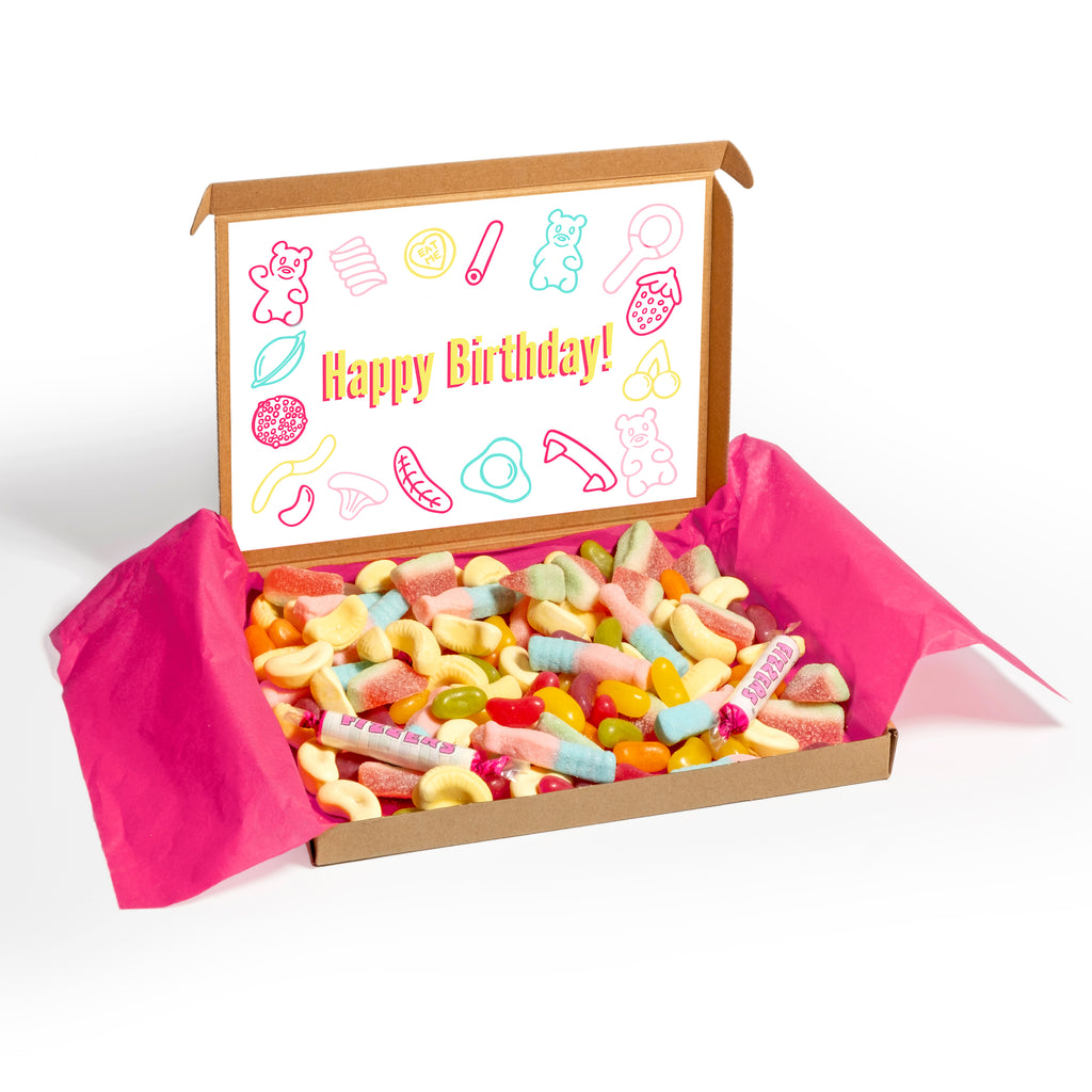The HAPPY BIRTHDAY! box