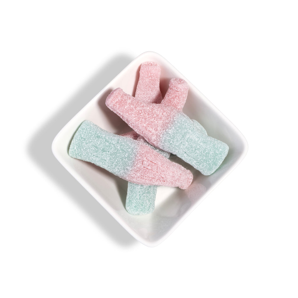 Jumbo Fizzy Bubblegum Bottles - 200g